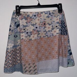 Altar’d State Floral Patterned Mini Skirt